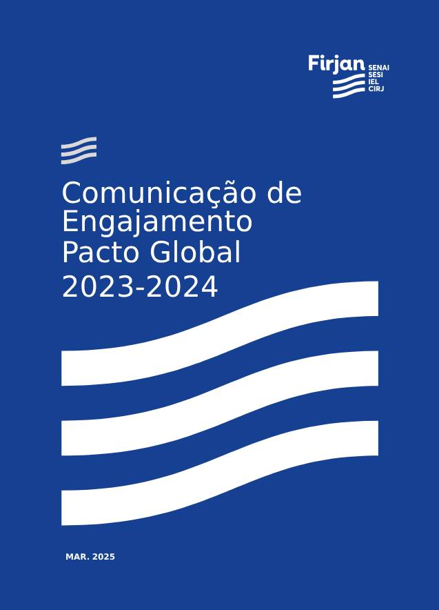 Comunicação de Engajamento Pacto Global | Firjan (2023-2024)
