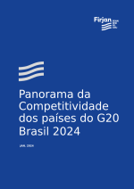 Panorama da competitividade dos países do G20 Brasil 2024